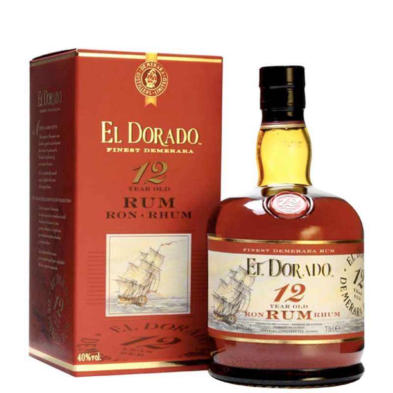 Rum 12 year old El Dorado - Demerara...