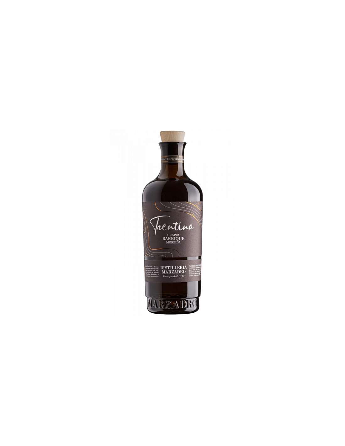 La Trentina Grappa Invecchiata Morbida Barrique - Distilleria Marzadro 70 cl | Obstbrand & Grappa